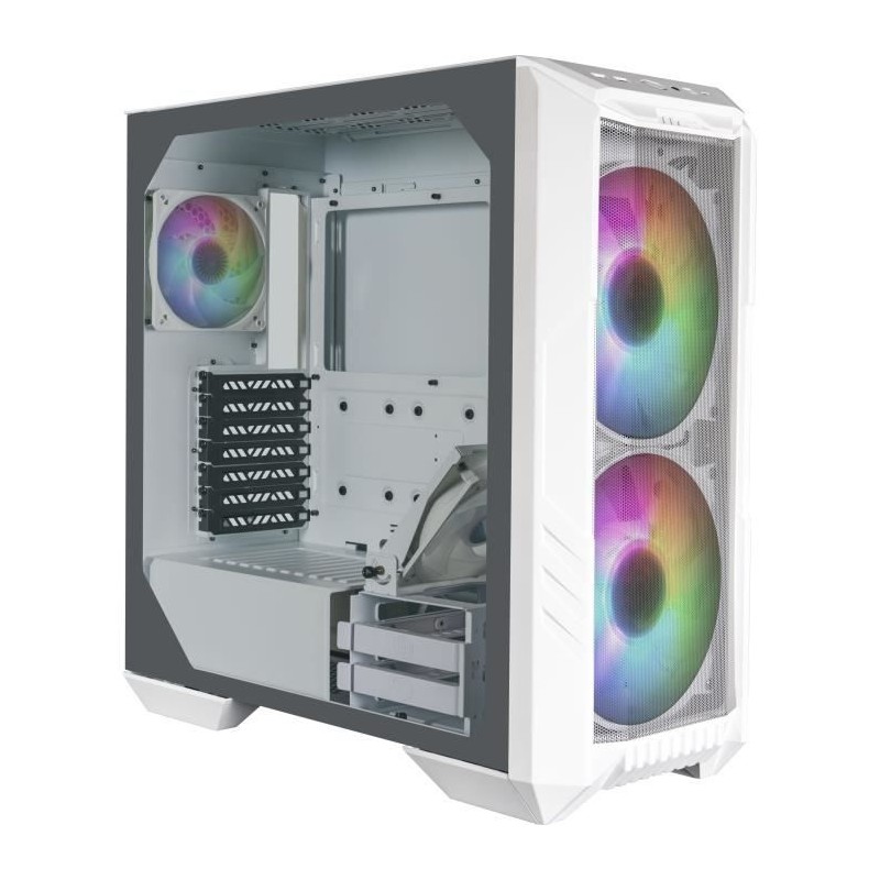Boitier PC - COOLER MASTER - HAF 500 - White - ATX Boitier PC - COOLER MASTER - HAF 500 - White - ATX