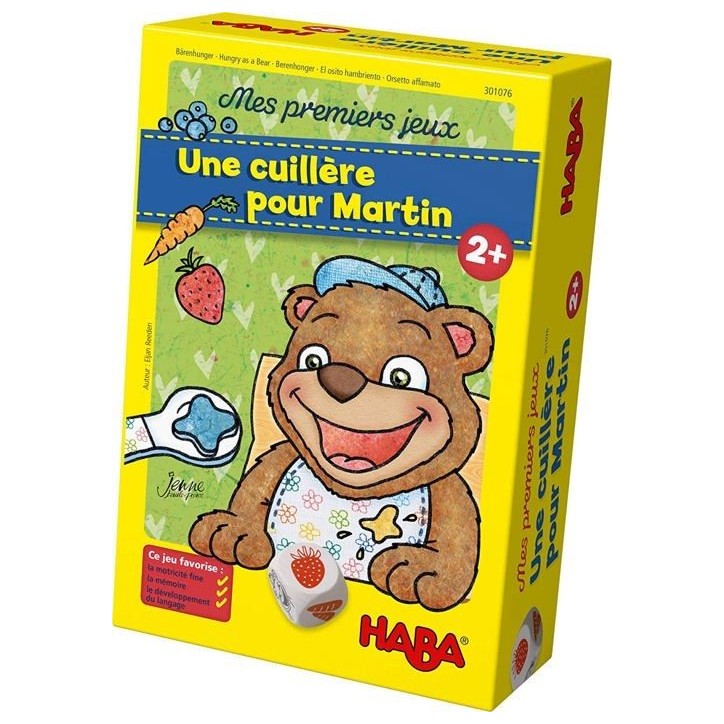 Jeu de mémoire et d'adresse HABA - Mes Premiers Jeux – Une Cuillere pour Martin - 2 ans et plus