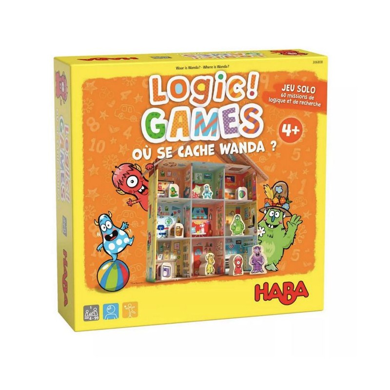 HABA - Logic! GAMES Où se cache Wanda - Jeu de logique - Jeux de Soci HABA - Logic! GAMES Où se cache Wanda - Jeu de logique - Jeux de Soci