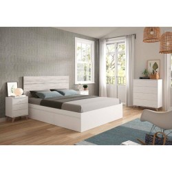 Commode - Sweet - 4 tiroirs - Blanc - 95 x 77.5 x 40 cm