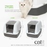 Maison de toilette Bac a litiere pour chat - CATIT - Airsift Jumbo - S