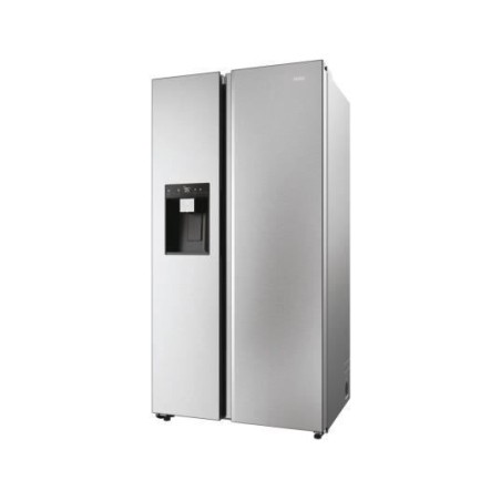 Réfrigérateur Américain - HAIER - HSW59F18EIMM - Classe E - 601 L - 36 dB - Platinium