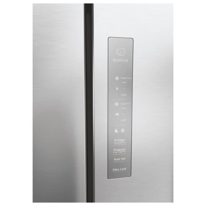Réfrigérateur multi-portes - HAIER - HCR3818ENMM - Classe E - 467 L - 35 dB - 181,5 x 83,3 x 65 cm - Silver Réfrigérateur multi-portes - HAIER - HCR3818ENMM - Classe E - 467 L - 35 dB - 181,5 x 83,3 x 65 cm - Silver