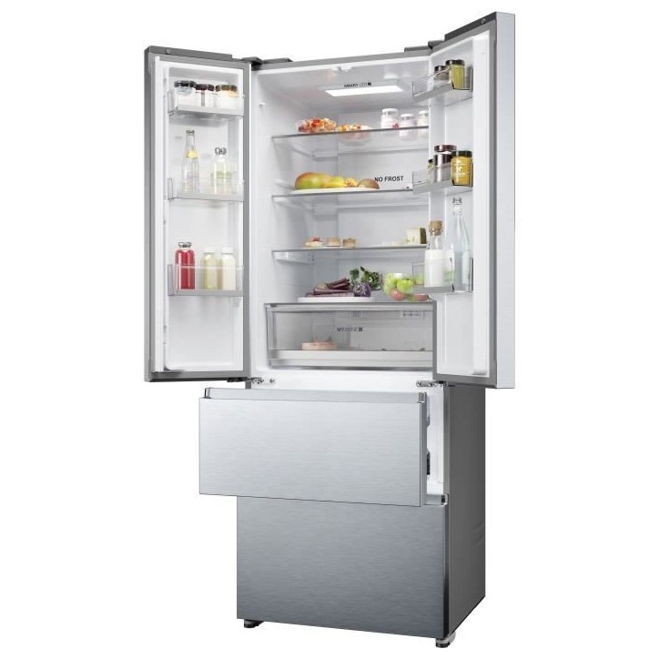 Réfrigérateur Multi-Portes - HAIER - HFR5719ENMG - 446L - No Frost - 4 Portes - Silver Réfrigérateur Multi-Portes - HAIER - HFR5719ENMG - 446L - No Frost - 4 Portes - Silver