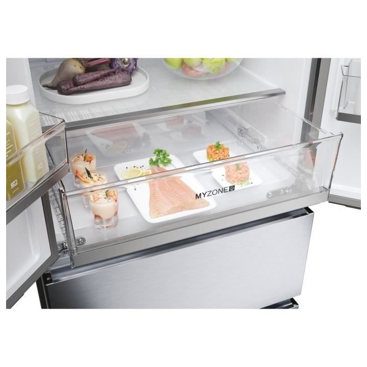 Réfrigérateur Multi-Portes - HAIER - HFR5719ENMG - 446L - No Frost - 4 Portes - Silver Réfrigérateur Multi-Portes - HAIER - HFR5719ENMG - 446L - No Frost - 4 Portes - Silver