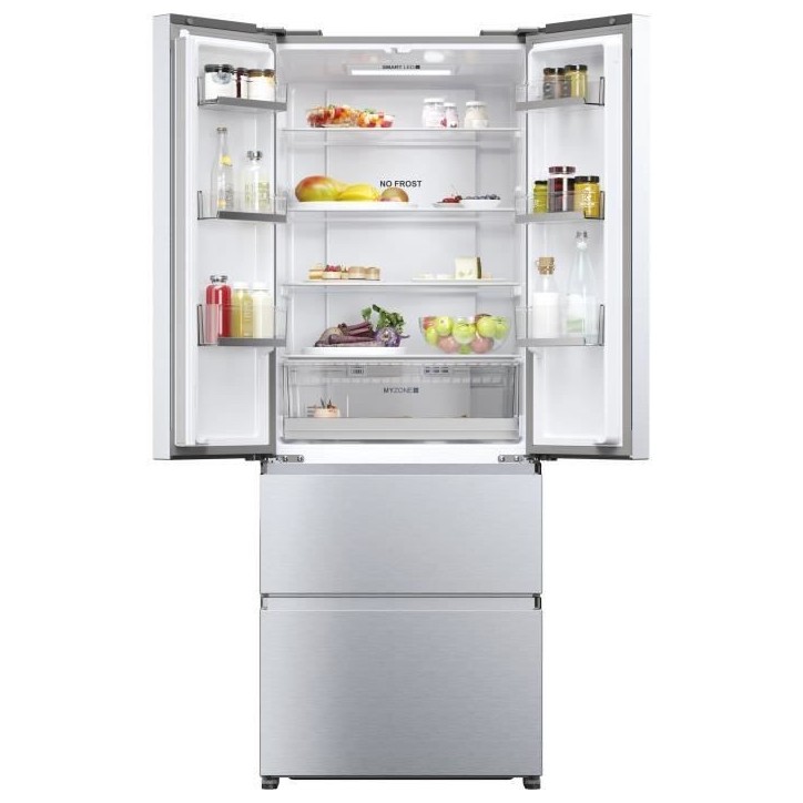 Réfrigérateur Multi-Portes - HAIER - HFR5719ENMG - 446L - No Frost - 4 Portes - Silver Réfrigérateur Multi-Portes - HAIER - HFR5719ENMG - 446L - No Frost - 4 Portes - Silver