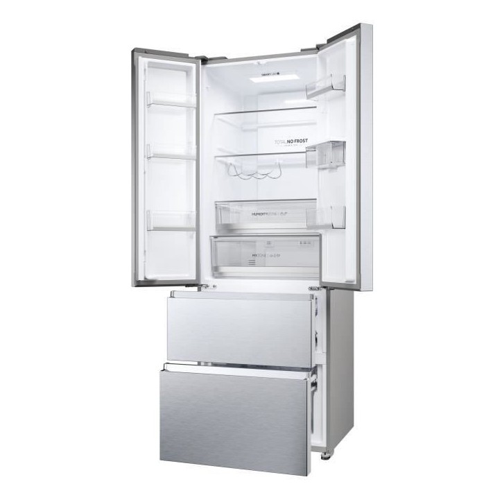 Réfrigérateur Multi-Portes - HAIER - HFR5720EWMG - Classe E - 477 L (337+140) - 37 dB - Silver Réfrigérateur Multi-Portes - HAIER - HFR5720EWMG - Classe E - 477 L (337+140) - 37 dB - Silver