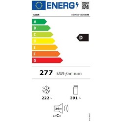 Réfrigérateur américain - HAIER - HSW59F18DWMM - 613L (391L + 222L)