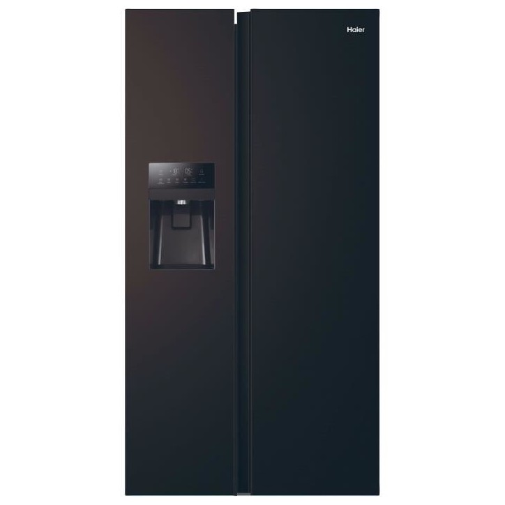 Réfrigérateur américain - HAIER - SBS 90 Series 3 HSR3918EIPB - Classe E - 515 L - 180 x 90 x 65,9 cm - Noir Réfrigérateur américain - HAIER - SBS 90 Series 3 HSR3918EIPB - Classe E - 515 L - 180 x 90 x 65,9 cm - Noir