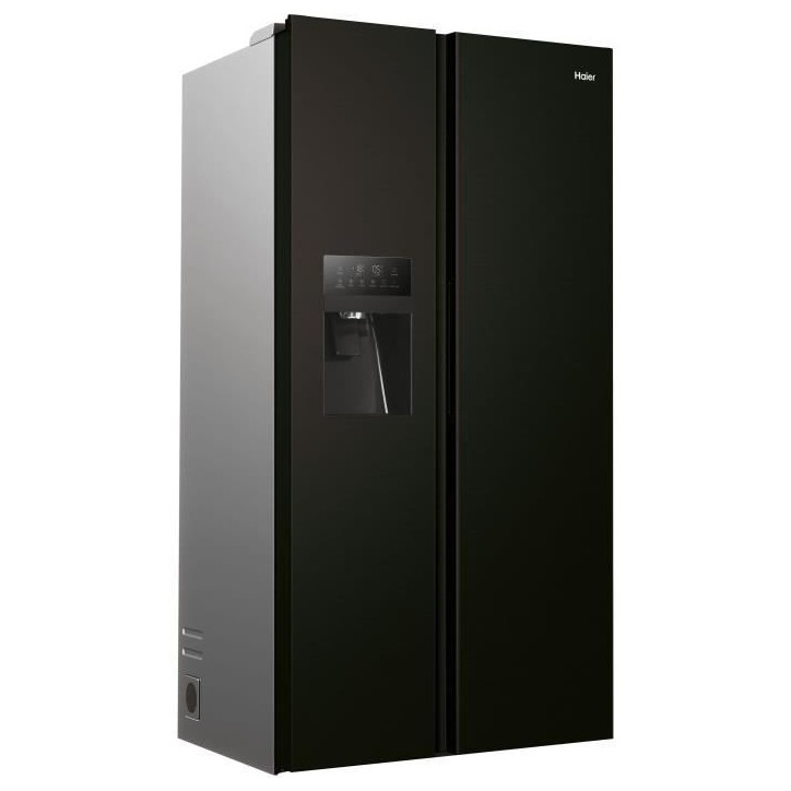 Réfrigérateur américain - HAIER - SBS 90 Series 3 HSR3918EIPB - Classe E - 515 L - 180 x 90 x 65,9 cm - Noir Réfrigérateur américain - HAIER - SBS 90 Series 3 HSR3918EIPB - Classe E - 515 L - 180 x 90 x 65,9 cm - Noir