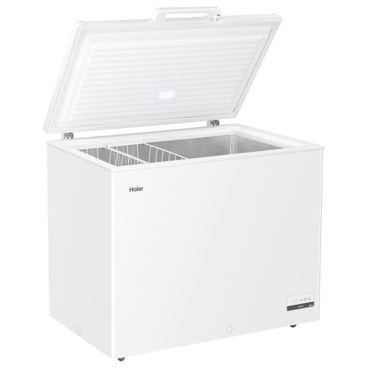 Congélateur coffre - HAIER - Series 5 HCE301E - Classe E - 300 L - 89,5 x 111 x 62 cm - Blanc Congélateur coffre - HAIER - Series 5 HCE301E - Classe E - 300 L - 89,5 x 111 x 62 cm - Blanc