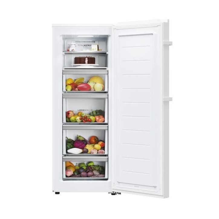 Congélateur armoire HAIER 226L - H4F226WEH1 - Series 3 - Total No Frost - Connectivité - classe E - blanc Congélateur armoire HAIER 226L - H4F226WEH1 - Series 3 - Total No Frost - Connectivité - classe E - blanc