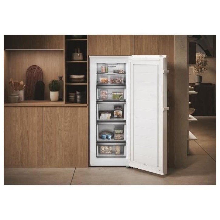 Congélateur armoire HAIER 226L - H4F226WEH1 - Series 3 - Total No Frost - Connectivité - classe E - blanc Congélateur armoire HAIER 226L - H4F226WEH1 - Series 3 - Total No Frost - Connectivité - classe E - blanc