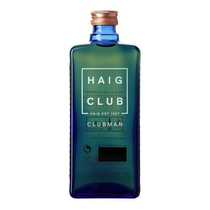 Haig Club Clubman - Single Grain Whisky - Ecosse - 40.0% Vol. - 70cl
