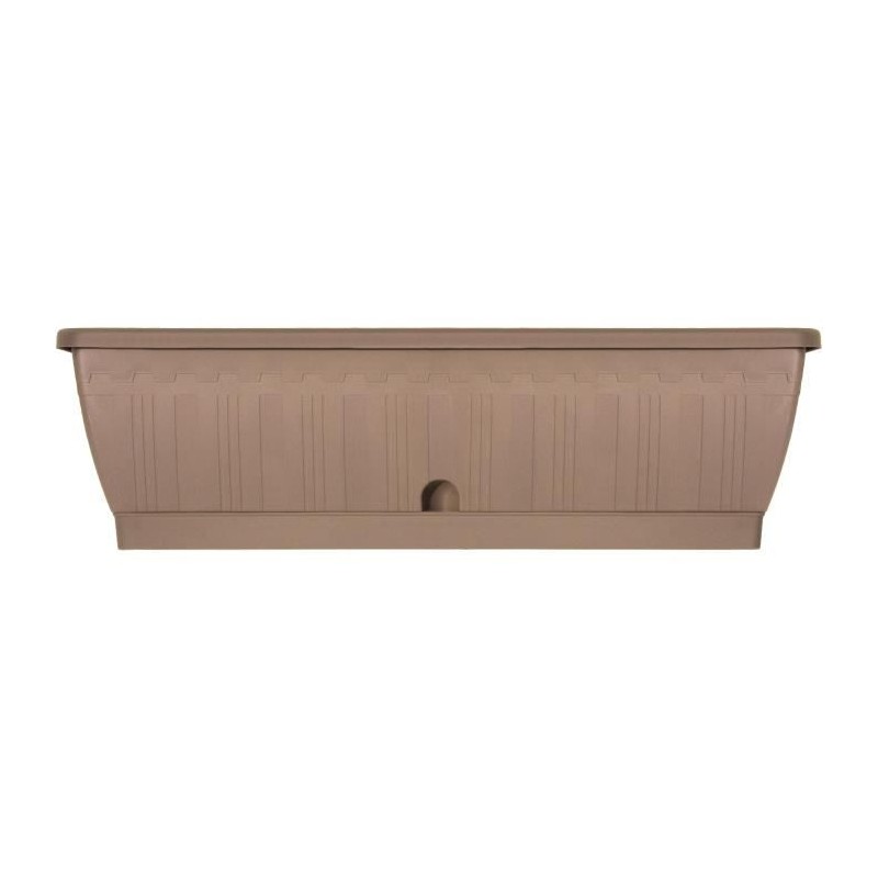 Jardiniere - GARDEN ID Terraflor - Taupe 60 cm - Solidité - Réserve