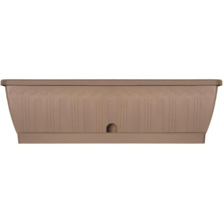 Jardiniere - GARDEN ID Terraflor - Taupe 60 cm - Solidité - Réserve