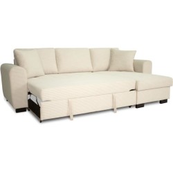 Canapé d'angle convertible réversible - 4 places - HAMILTON - Velour