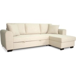 Canapé d'angle convertible réversible - 4 places - HAMILTON - Velour