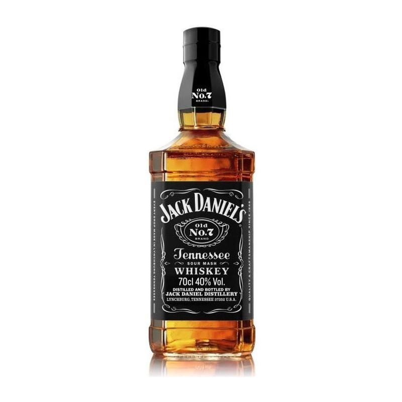 Jack Daniel's - Old N°7- Tennesse Whiskey - USA - 40% Vol. - 70 cl Jack Daniel's - Old N°7- Tennesse Whiskey - USA - 40% Vol. - 70 cl