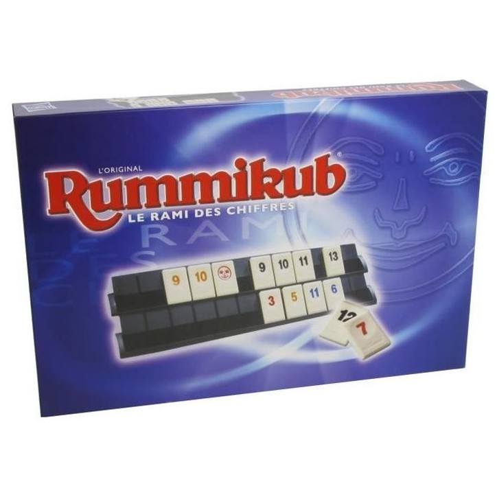 RUMMIKUB Chiffres, Jeu de societe de reflexion, Jeu de plateau type educatif, Version francaise RUMMIKUB Chiffres, Jeu de societe de reflexion, Jeu de plateau type educatif, Version francaise