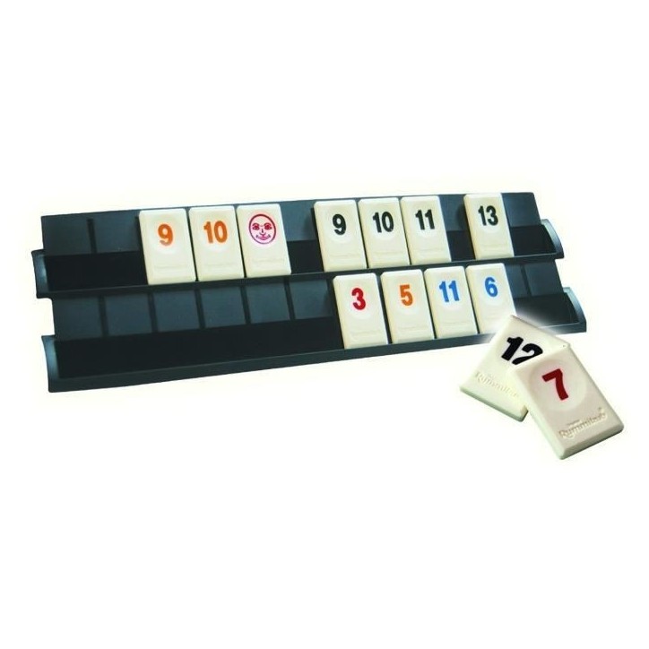 RUMMIKUB Chiffres, Jeu de societe de reflexion, Jeu de plateau type educatif, Version francaise RUMMIKUB Chiffres, Jeu de societe de reflexion, Jeu de plateau type educatif, Version francaise