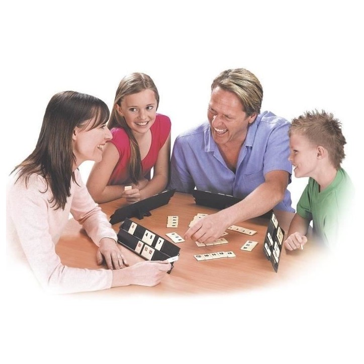 RUMMIKUB Chiffres, Jeu de societe de reflexion, Jeu de plateau type educatif, Version francaise RUMMIKUB Chiffres, Jeu de societe de reflexion, Jeu de plateau type educatif, Version francaise