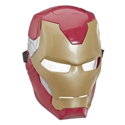 Masque électronique d'Iron Man a visiere mobile, avec effets lumineux