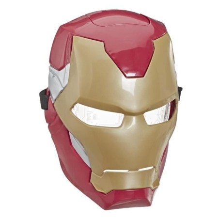 Masque électronique d'Iron Man a visiere mobile, avec effets lumineux, Pour enfnant pour se déguiser comme son héros préfér