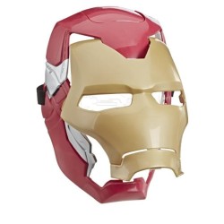 Masque électronique d'Iron Man a visiere mobile, avec effets lumineux