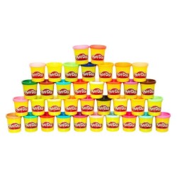 Play-Doh Coffret de 36 pots de 84 g de Pâte a modeler, Couleurs Multi