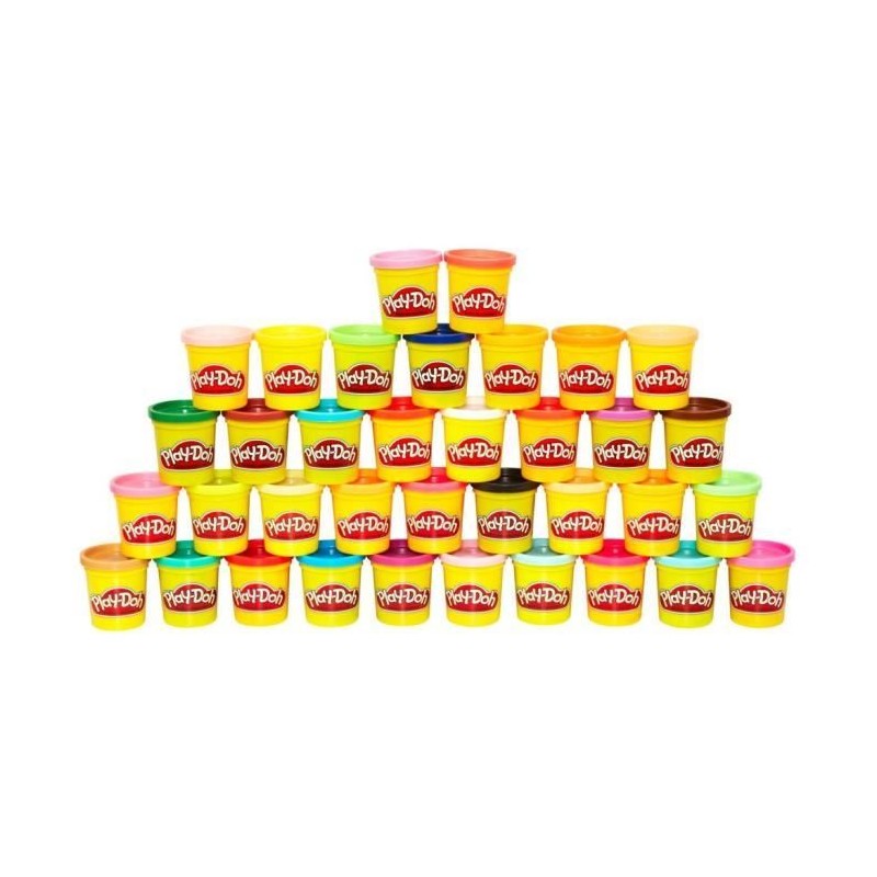 Play-Doh Coffret de 36 pots de 84 g de Pâte a modeler, Couleurs Multi Play-Doh Coffret de 36 pots de 84 g de Pâte a modeler, Couleurs Multi