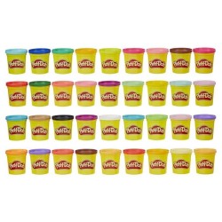 Play-Doh Coffret de 36 pots de 84 g de Pâte a modeler, Couleurs Multi