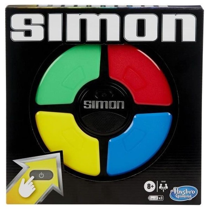 Simon, jeu de société enfants, a partir de 8 ans, Hasbro Gaming Simon, jeu de société enfants, a partir de 8 ans, Hasbro Gaming