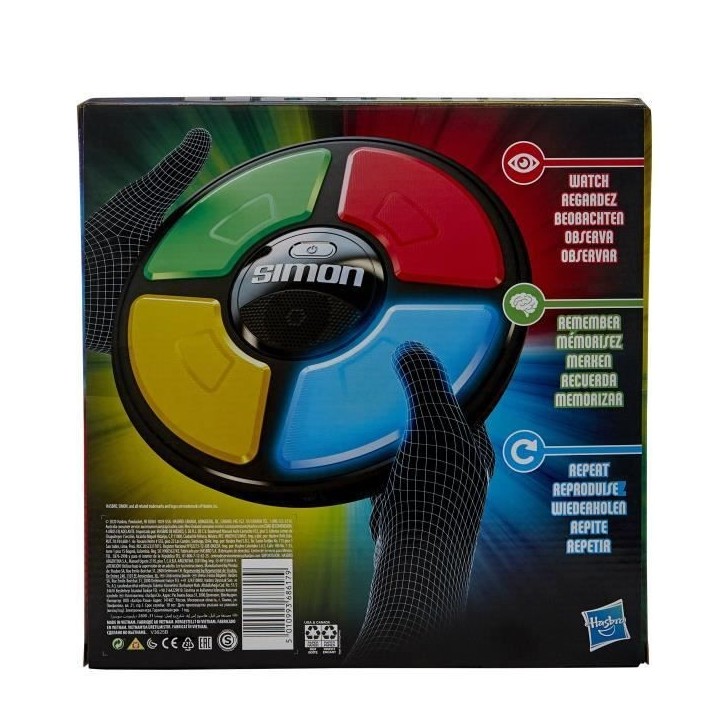 Simon, jeu de société enfants, a partir de 8 ans, Hasbro Gaming Simon, jeu de société enfants, a partir de 8 ans, Hasbro Gaming