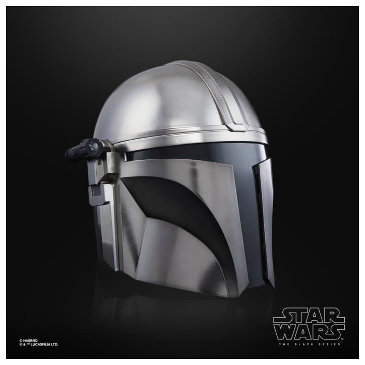 Casque électronique The Mandalorian, Casque premium pour cosplay, des 14 ans, Star Wars The Black Series Casque électronique The Mandalorian, Casque premium pour cosplay, des 14 ans, Star Wars The Black Series