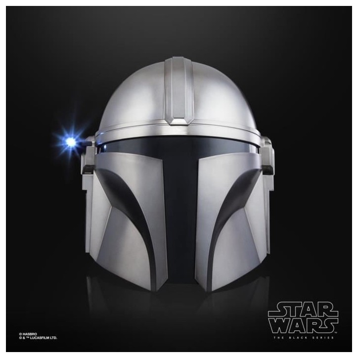 Casque électronique The Mandalorian, Casque premium pour cosplay, des 14 ans, Star Wars The Black Series Casque électronique The Mandalorian, Casque premium pour cosplay, des 14 ans, Star Wars The Black Series