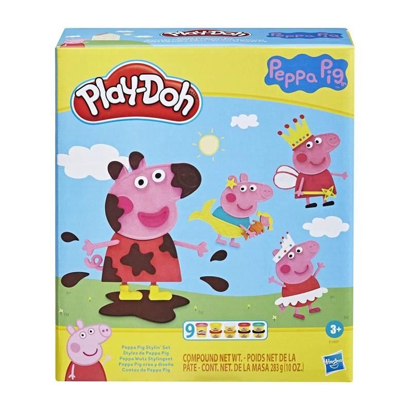 PLAY-DOH - Styles de Peppa Pig avec 9 Pots de pâte a modeler atoxique PLAY-DOH - Styles de Peppa Pig avec 9 Pots de pâte a modeler atoxique