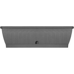 Jardiniere - GARDEN ID Terraflor - Anthracite 60cm - Solidité - Rése