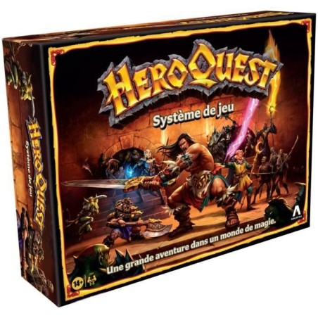 Heroquest Systeme de Jeu, Jeu d'aventures fantastiques styles donjon,