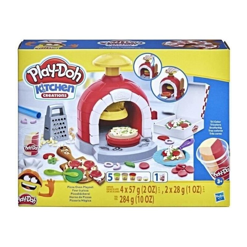 Play-Doh Four a pizza, Pâte a modeler, Machine a café jouet pour enf