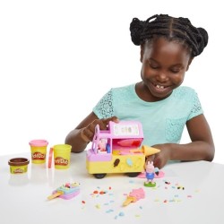 Play-Doh Peppa et le camion de glaces, figurines Peppa et George, 5 p