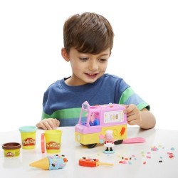 Play-Doh Peppa et le camion de glaces, figurines Peppa et George, 5 p