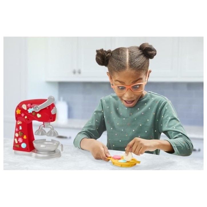 Play-Doh Robot pâtissier, jouet de pâte a modeler avec accessoires de cuisine factices, Kitchen Creations, Des 3 ans