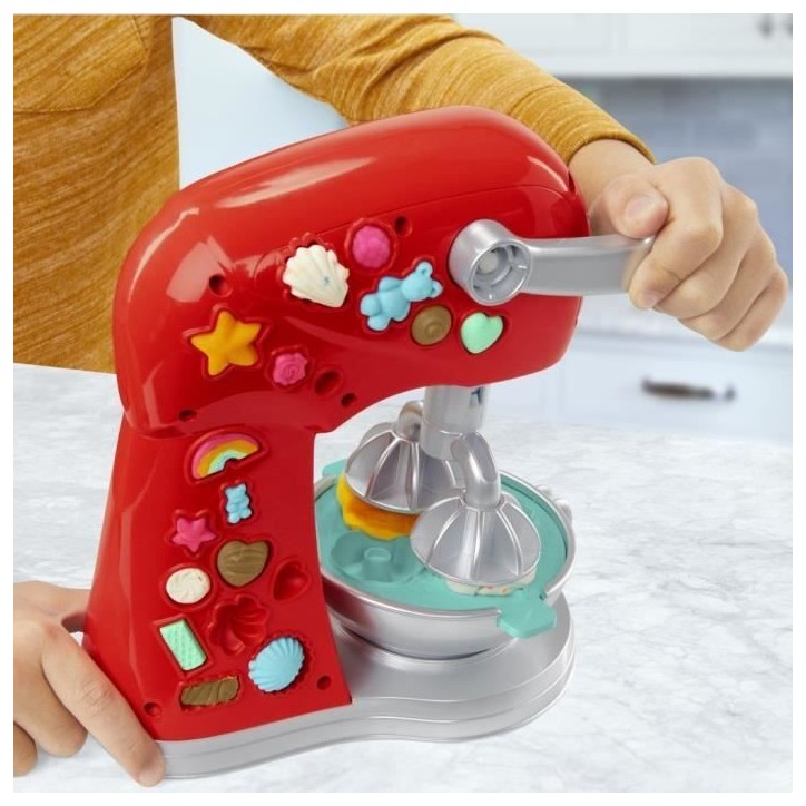 Play-Doh Robot pâtissier, jouet de pâte a modeler avec accessoires de cuisine factices, Kitchen Creations, Des 3 ans
