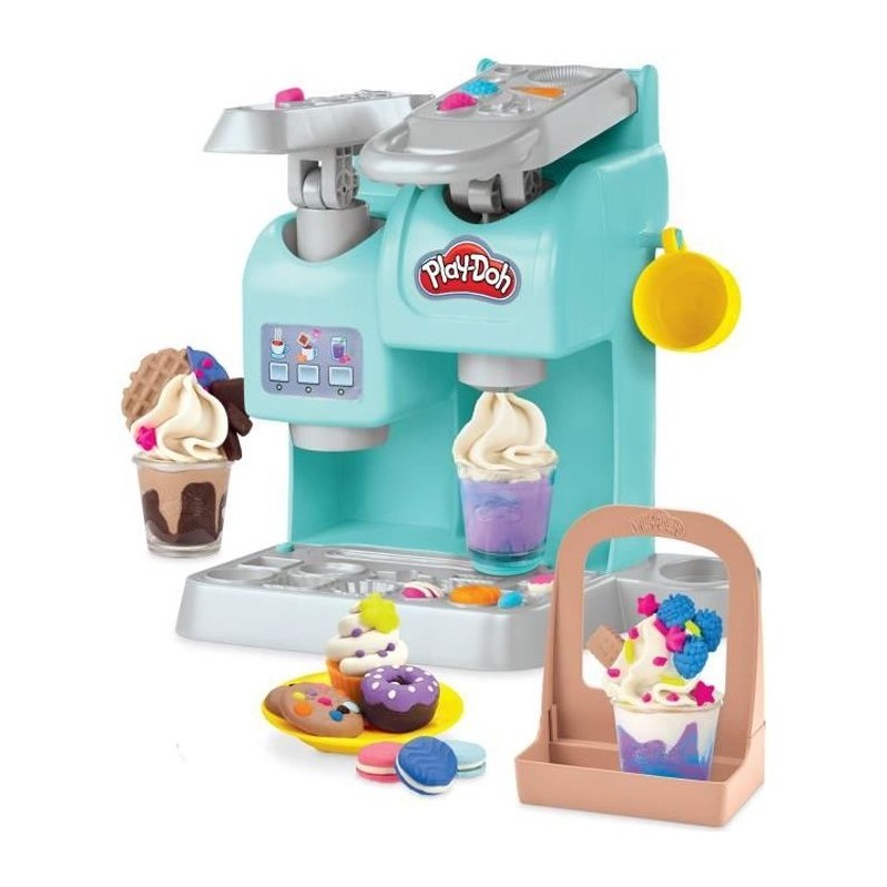 Play-Doh Mon super café, Pâte a modeler, Machine a café jouet pour