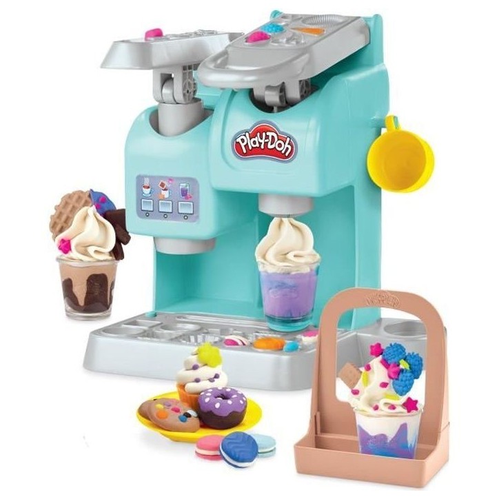 Play-Doh Mon super café, Pâte a modeler, Machine a café jouet pour enfants des 3 ans, Kitchen Creation