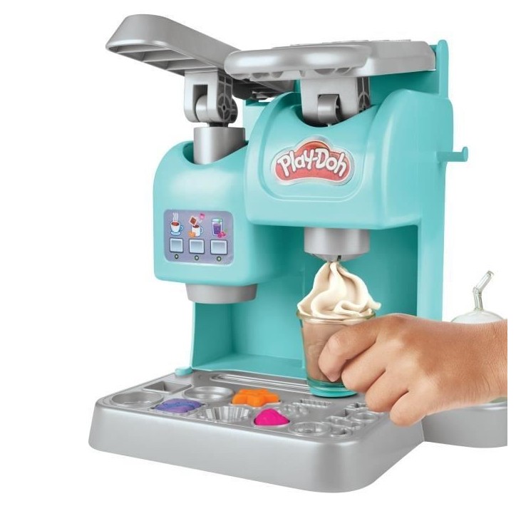 Play-Doh Mon super café, Pâte a modeler, Machine a café jouet pour enfants des 3 ans, Kitchen Creation