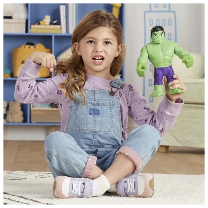 Figurine géante Hulk de 22,5 cm - Marvel Spidey et ses Amis Extraordinaires - HASBRO Figurine géante Hulk de 22,5 cm - Marvel Spidey et ses Amis Extraordinaires - HASBRO