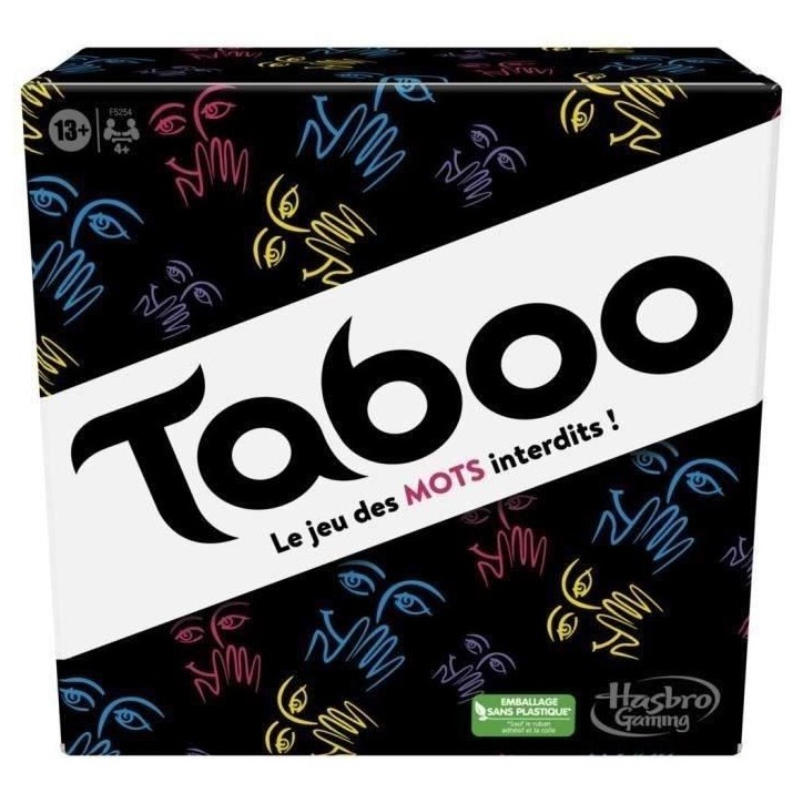 Taboo Classique, Jeu de société, Le jeu des mots interdits, pour ados et adultes, des 13 ans, Hasbro Gaming Taboo Classique, Jeu de société, Le jeu des mots interdits, pour ados et adultes, des 13 ans, Hasbro Gaming