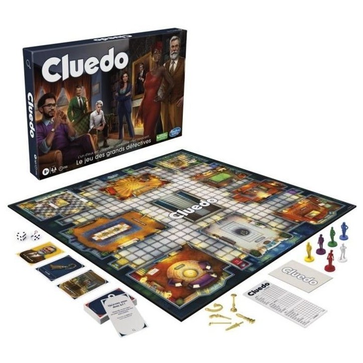 Cluedo Classic, nouvelle version, Jeu de société de réflexion et stratégie, Des 8 ans Cluedo Classic, nouvelle version, Jeu de société de réflexion et stratégie, Des 8 ans
